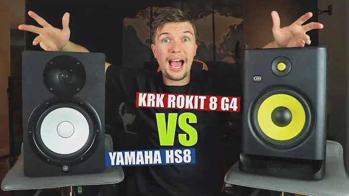 Какие студийные мониторы стоит купить? || Сравнение студийных мониторов Yamaha HS8 и KRK Rokit 8 G4 2020