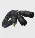 🛍 5ft 18 "(3,5 мм) к двойному XLR штекерному кабелю для KRK Rokit 5 G2s, hs50m
