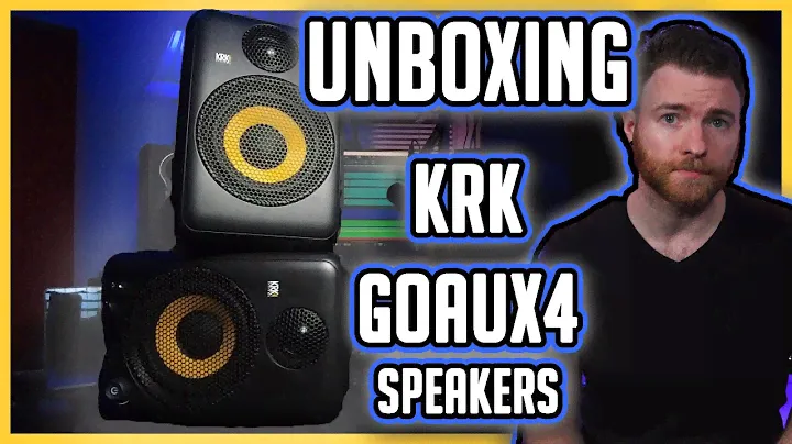 Unboxing the KRK GoAux 4 Speakers