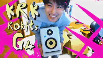 KRK Rokit 5 G4 (white) unboxing vlog