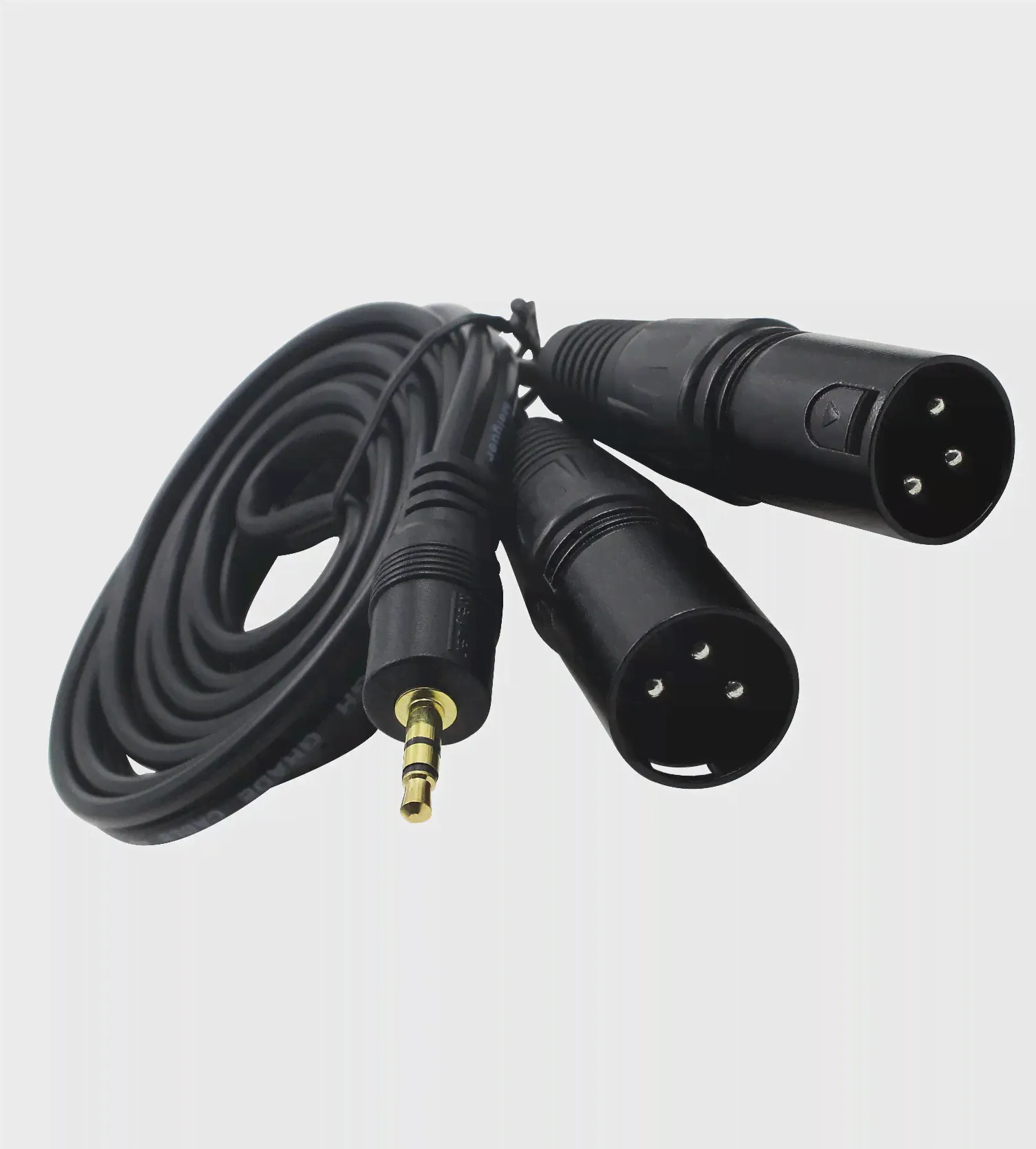 🛍 5ft 18 "(3,5 мм) к двойному XLR штекерному кабелю для KRK Rokit 5 G2s, hs50m-1
