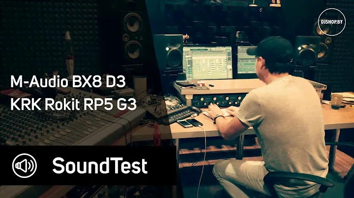 KRK Rokit RP5 G3 vs M-Audio BX8 D3. Sound test