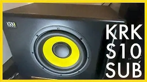 KRK S10.4 S10 Generation 4 - 10" 160 Watt Powered Studio Subwoofer