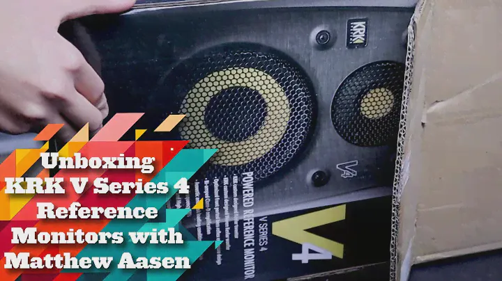 Ep 1: Unboxing KRK V4 Series 4 Studio Monitors with Matthew Aasen