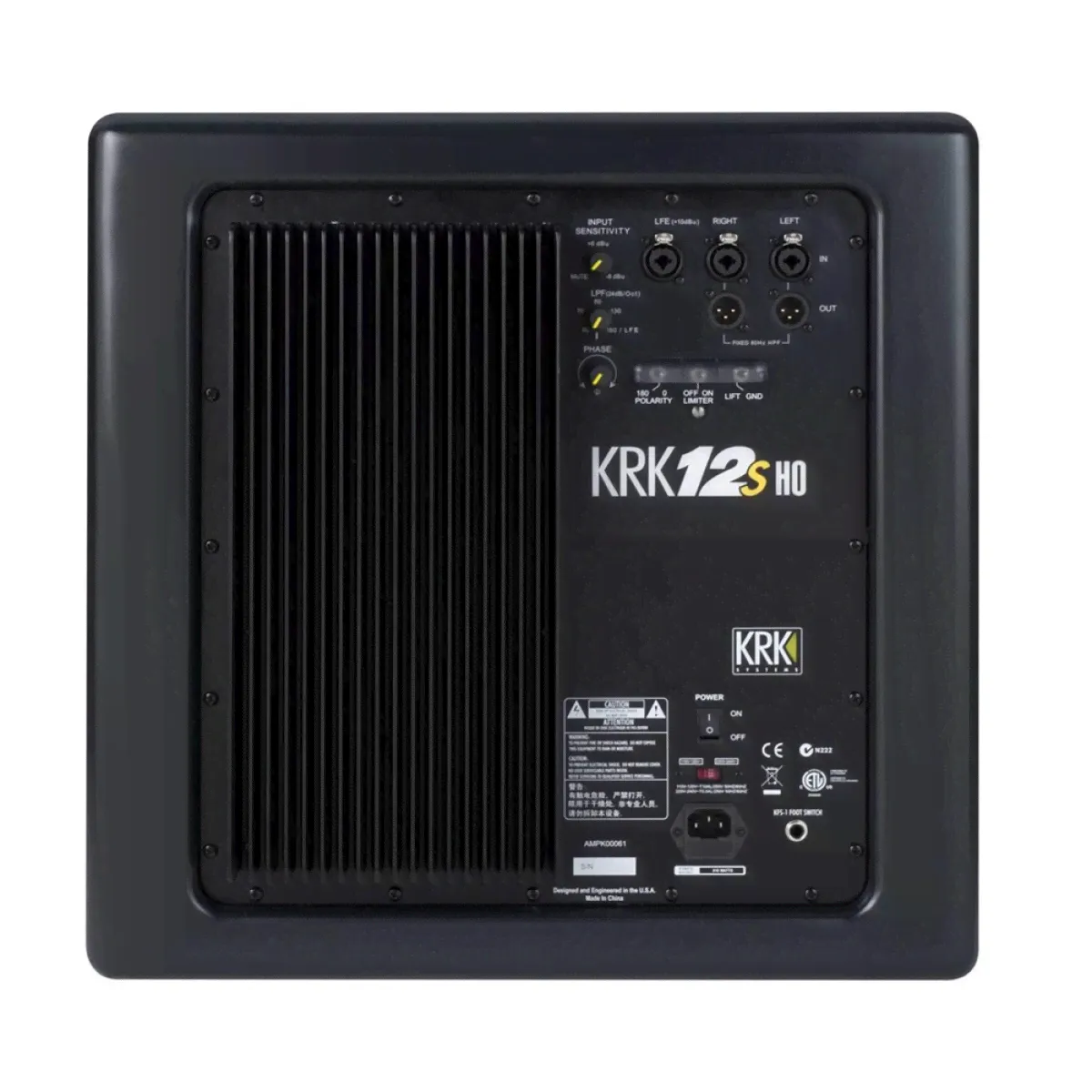 KRK 12SHO Студийный сабвуфер, 12-2