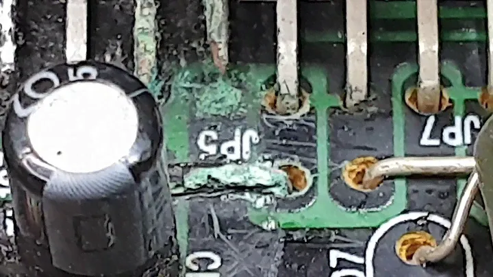 A KRK Rokit RPG2 8" amp corrosion and faults