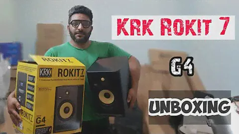 KRK Rokit 7 G4 Active Studio Monitors Unboxing | Mux Sound