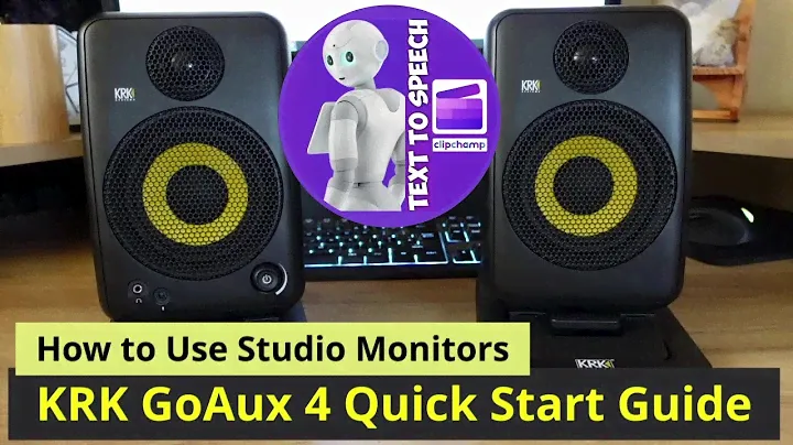 How to use Studio Monitors / KRK GoAux 4 Quick Start Guide