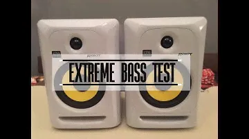 KRK RP6 G3W -  Extreme Bass Test
