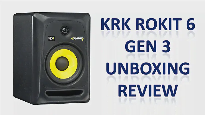 KRK Rokit 6 G3 Studio Monitors Unboxing & Review
