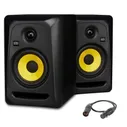 KRK CL5G3 5" Classic Professional Bi-amp Powered Studio Monitor - Pair + XLR Cable