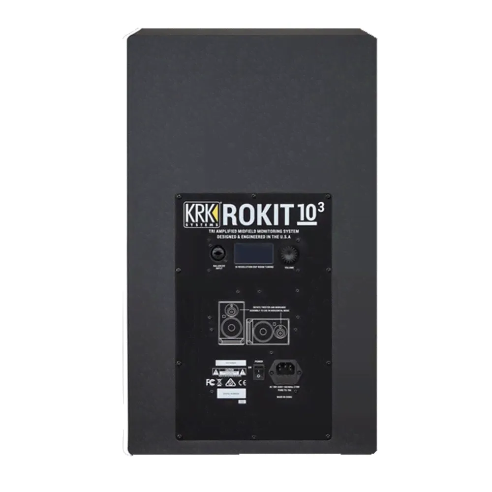 KRK ROKIT 10-3 G4 10inch Tri-Amp Mid-Field Powered Studio Monitor Speaker - Single-1