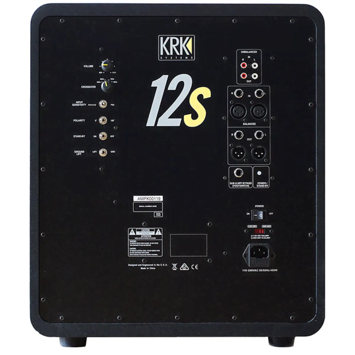 KRK 12S2 Студийный сабвуфер, 12-3