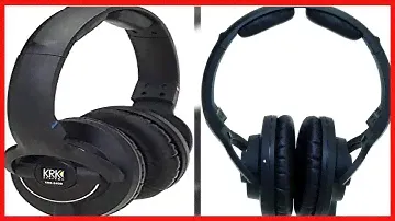KRK KNS 8400 On-Ear Closed Back Circumaural Studio Monitor Headphones with Volume Control